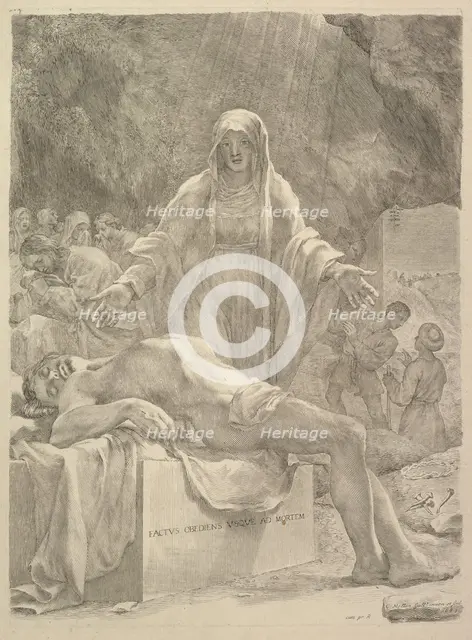 Lamentation, 1683. Creator: Claude Mellan.