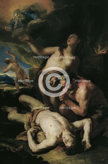 Lamentation for Abel, 1692. Creator: Johann Michael Rottmayr.