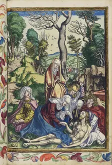 Lamentation. From the Great Passion (Passio domini nostri Jesu), 1511. Creator: Dürer, Albrecht (1471-1528)