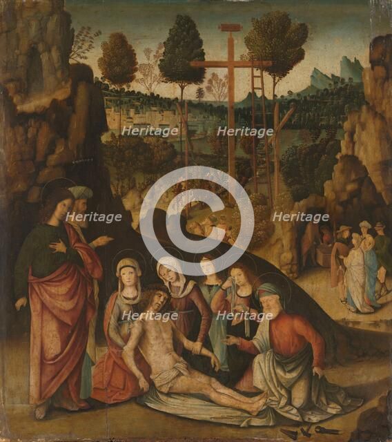 Lamentation of Christ, 1470-1520. Creator: Bernardino Zaganelli di Bosio.