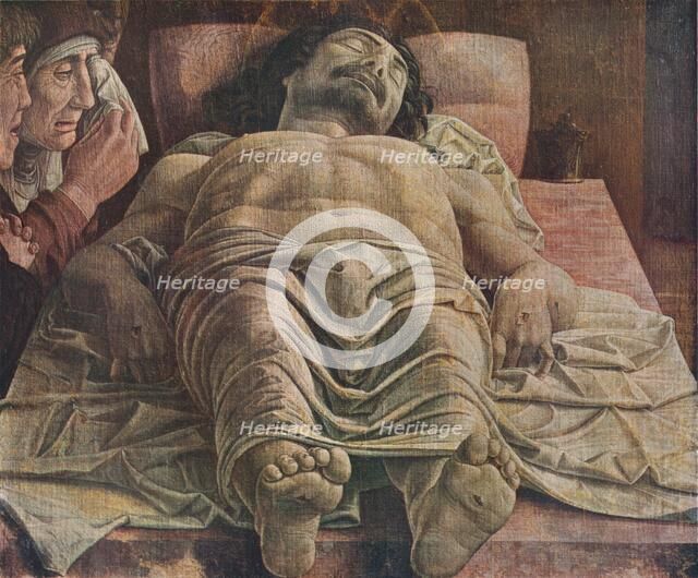 'Lamentation over the Dead Christ', 1470-1474, (1930). Creator: Andrea Mantegna.