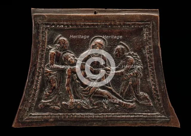 Lamentation Over the Dead Christ, 15th century. Creator: Unknown.