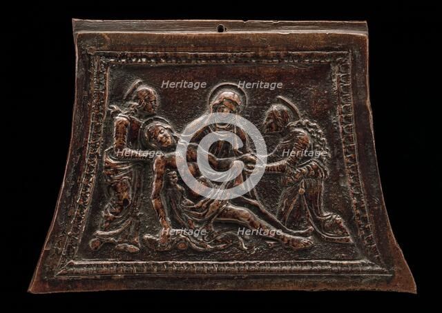 Lamentation Over the Dead Christ, 15th century. Creator: Unknown.