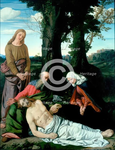 Lamentation over the Dead Christ, 1835. Creator: William Dyce.