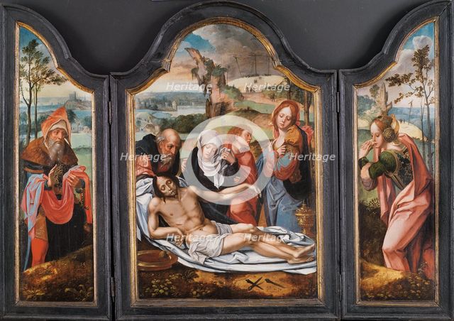 Lamentation over the Dead Christ, Early16th cen.. Artist: Coecke van Aelst, Pieter, the Elder (1502-1550)