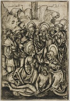Lamentation Over Christ, 1500/25. Creator: Master S