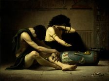 Lamentations over the Death of the First-Born of Egypt, 1877. Creator: Charles Sprague Pearce