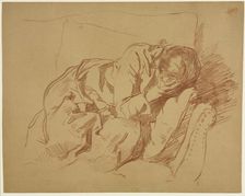 Lamenting Woman (Sarah H. Crone), 1880s or 1890s. Creator: Samuel H. Crone (American, 1858-1913)