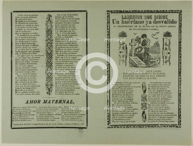 Lamentos que dirique (Laments That Direct), n.d. Creator: Manuel Manilla.