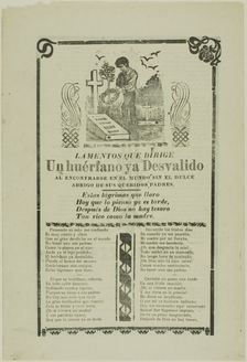 Laments of a Helpless Orphan, n.d. Creator: Manuel Manilla