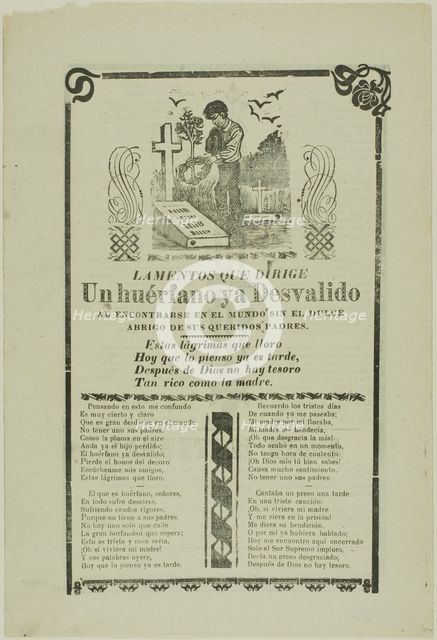 Laments of a Helpless Orphan, n.d. Creator: Manuel Manilla.