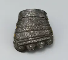 Lames (eight) of a Left Gauntlet, Italy, c. 1550/60. Creator: Unknown