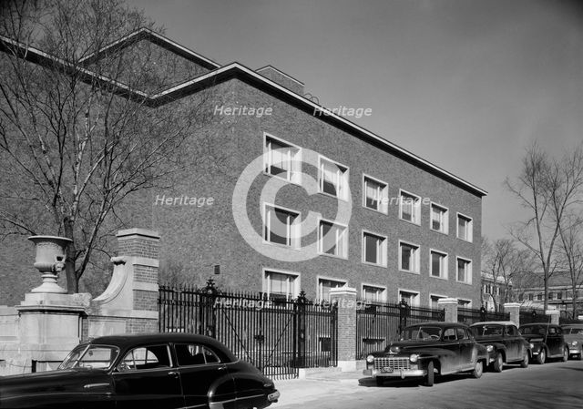 Lamont Library, Harvard University, Cambridge, Massachusetts, 1949. Creator: Gottscho-Schleisner, Inc.