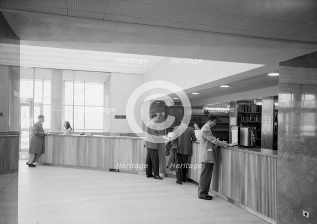 Lamont Library, Harvard University, Cambridge, Massachusetts, 1949. Creator: Gottscho-Schleisner, Inc.