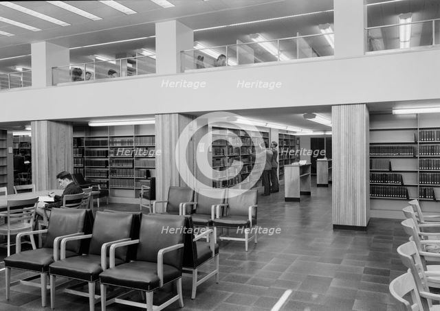 Lamont Library, Harvard University, Cambridge, Massachusetts, 1949. Creator: Gottscho-Schleisner, Inc.