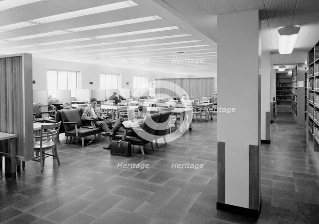 Lamont Library, Harvard University, Cambridge, Massachusetts, 1949. Creator: Gottscho-Schleisner, Inc.