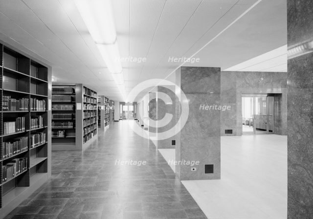Lamont Library, Harvard University, Cambridge, Massachusetts, 1949. Creator: Gottscho-Schleisner, Inc.