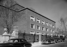 Lamont Library, Harvard University, Cambridge, Massachusetts, 1949. Creator: Gottscho-Schleisner, Inc