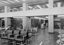 Lamont Library, Harvard University, Cambridge, Massachusetts, 1949. Creator: Gottscho-Schleisner, Inc