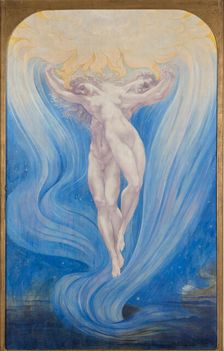 L'amour des âmes, 1900. Creator: Delville, Jean (1867-1953)