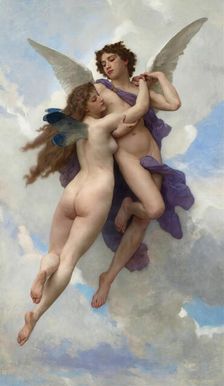 L'Amour et Psyché (Amor and Psyche), 1889. Creator: Bouguereau, William-Adolphe (1825-1905)
