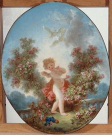 L'Amour en sentinelle, c1780. Creator: Jean-Honore Fragonard