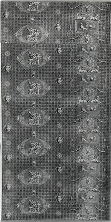 L'Amour Vainqueur (Love Triumphant) (Furnishing Fabric), France, c.1804. Creator: Christophe-Philippe Oberkampf