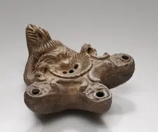 Lamp, 4th century B.C.-4th century A.D. Creator: Unknown