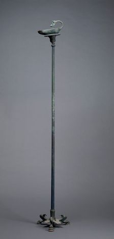 Lamp, 100-1 BC. Creator: Unknown