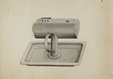 Lamp, 1935/1942. Creator: Unknown