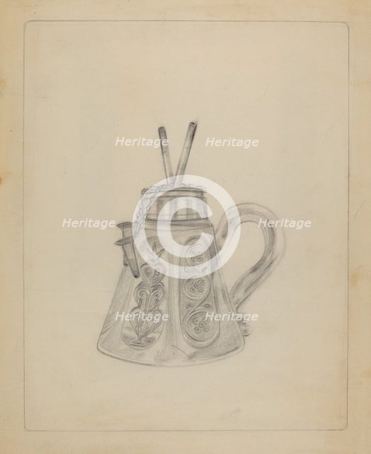 Lamp, 1935/1942. Creator: Unknown.