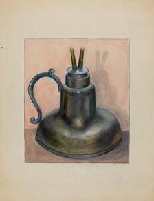 Lamp, 1935/1942. Creator: Albert J. Levone