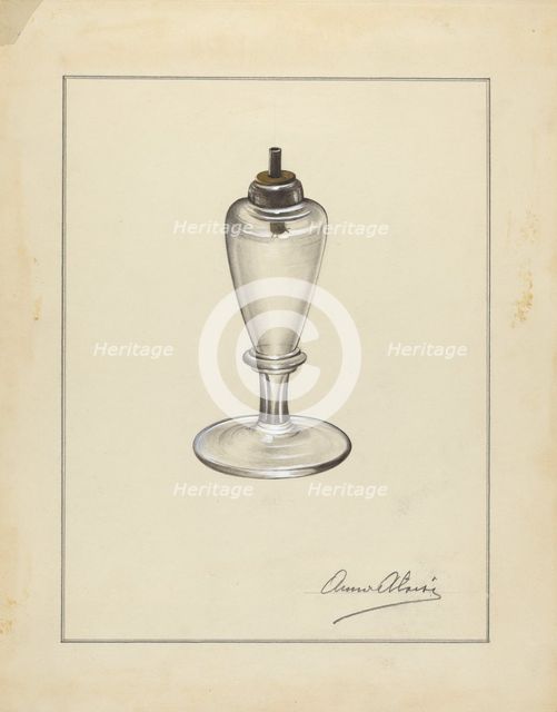 Lamp, 1935/1942. Creator: Anna Aloisi.