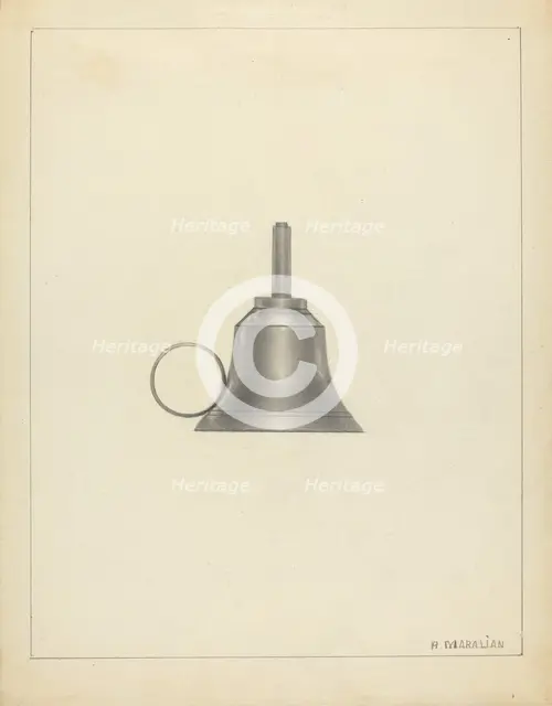 Lamp, 1935/1942. Creator: Arsen Maralian.