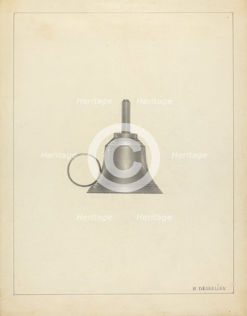 Lamp, 1935/1942. Creator: Arsen Maralian.