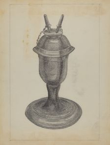 Lamp, 1935/1942. Creator: Carl Weiss
