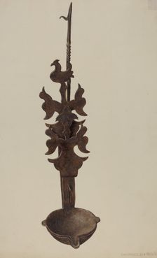 Lamp, 1935/1942. Creator: Christabel Scrymser