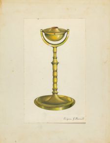 Lamp, 1935/1942. Creator: Eugene Barrell