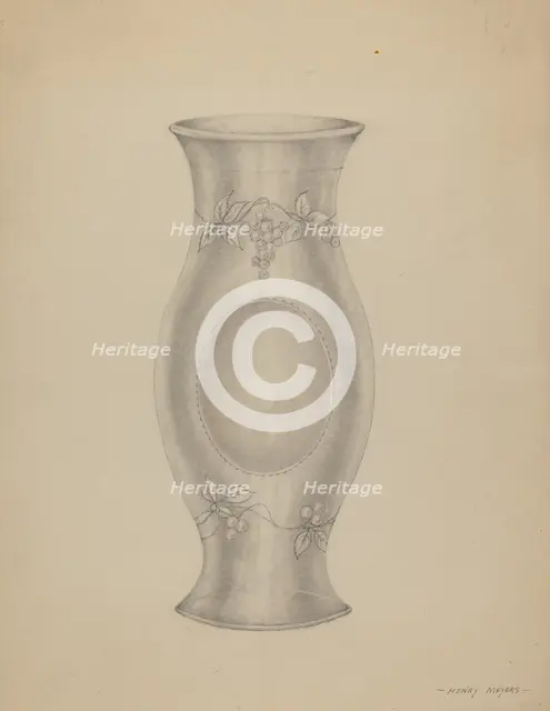 Lamp, 1935/1942. Creator: Henry Meyers.