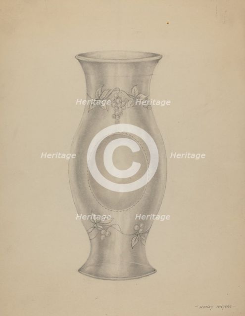 Lamp, 1935/1942. Creator: Henry Meyers.