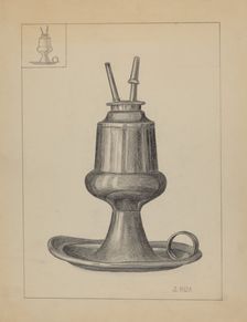 Lamp, 1935/1942. Creator: Janet Riza