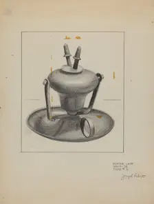 Lamp, 1935/1942. Creator: Joseph Leboit