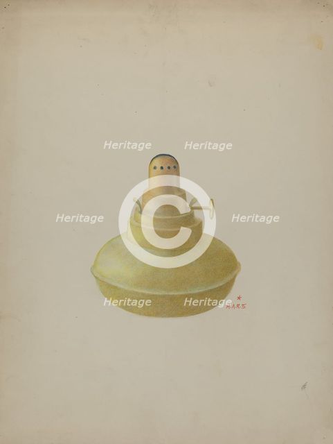 Lamp, 1935/1942. Creator: Margaret Stottlemeyer.
