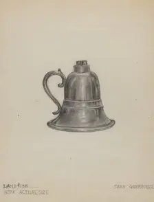 Lamp, 1935/1942. Creator: Sara Garfinkel