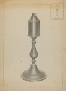 Lamp, 1935/1942. Creators: Salvatore Borrazzo, Sara Garfinkel