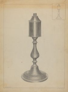 Lamp, 1935/1942. Creators: Salvatore Borrazzo, Sara Garfinkel