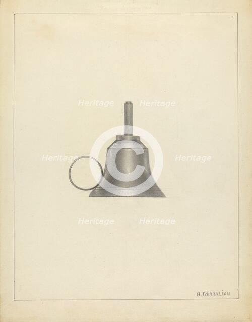 Lamp, 1935/1942. Creator: Arsen Maralian.