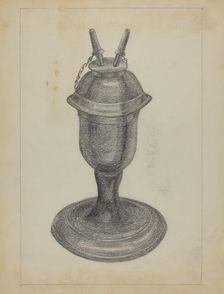 Lamp, 1935/1942. Creator: Carl Weiss