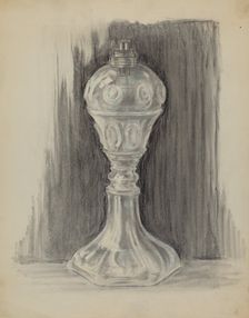Lamp, 1936. Creator: Burrell