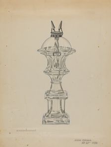 Lamp, 1936. Creator: John Dana